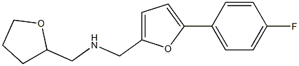 {[5-(4-fluorophenyl)furan-2-yl]methyl}(oxolan-2-ylmethyl)amine Struktur