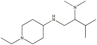 {1-[(1-ethylpiperidin-4-yl)amino]-3-methylbutan-2-yl}dimethylamine Struktur