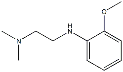 {2-[(2-methoxyphenyl)amino]ethyl}dimethylamine Struktur