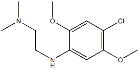 {2-[(4-chloro-2,5-dimethoxyphenyl)amino]ethyl}dimethylamine Struktur