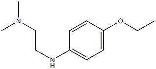 {2-[(4-ethoxyphenyl)amino]ethyl}dimethylamine Struktur