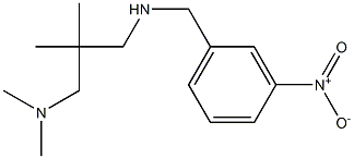 {2-[(dimethylamino)methyl]-2-methylpropyl}[(3-nitrophenyl)methyl]amine Struktur