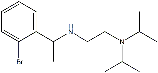 {2-[bis(propan-2-yl)amino]ethyl}[1-(2-bromophenyl)ethyl]amine Struktur