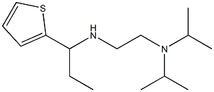 {2-[bis(propan-2-yl)amino]ethyl}[1-(thiophen-2-yl)propyl]amine Struktur