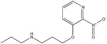 {3-[(2-nitropyridin-3-yl)oxy]propyl}(propyl)amine Struktur