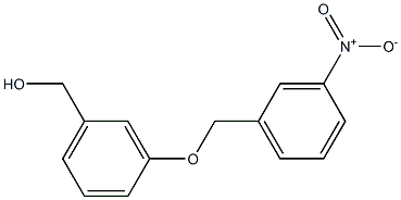 {3-[(3-nitrophenyl)methoxy]phenyl}methanol Struktur