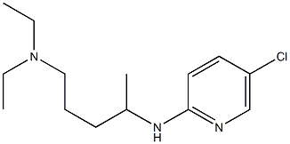 {4-[(5-chloropyridin-2-yl)amino]pentyl}diethylamine Struktur