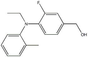 {4-[ethyl(2-methylphenyl)amino]-3-fluorophenyl}methanol Struktur