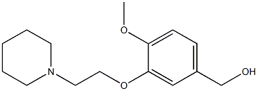 {4-methoxy-3-[2-(piperidin-1-yl)ethoxy]phenyl}methanol Struktur