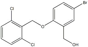 {5-bromo-2-[(2,6-dichlorophenyl)methoxy]phenyl}methanol Struktur