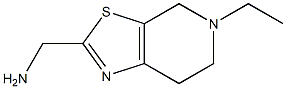 {5-ethyl-4H,5H,6H,7H-pyrido[4,3-d][1,3]thiazol-2-yl}methanamine Struktur