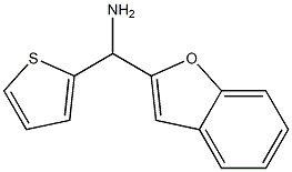 1-(1-benzofuran-2-yl)-1-thien-2-ylmethanamine Struktur