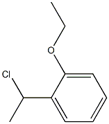 1-(1-chloroethyl)-2-ethoxybenzene Struktur