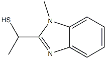 1-(1-methyl-1H-1,3-benzodiazol-2-yl)ethane-1-thiol Struktur