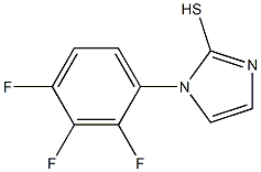 1-(2,3,4-trifluorophenyl)-1H-imidazole-2-thiol Struktur