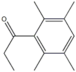 1-(2,3,5,6-tetramethylphenyl)propan-1-one Struktur