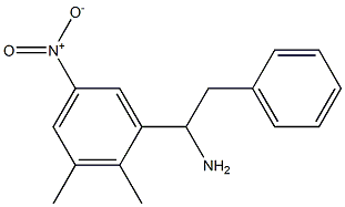 1-(2,3-dimethyl-5-nitrophenyl)-2-phenylethan-1-amine Struktur