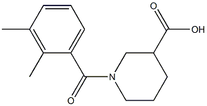 1-(2,3-dimethylbenzoyl)piperidine-3-carboxylic acid Struktur