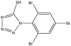 1-(2,4,6-tribromophenyl)-1H-1,2,3,4-tetrazole-5-thiol Struktur