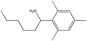 1-(2,4,6-trimethylphenyl)hexan-1-amine Struktur