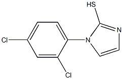 1-(2,4-dichlorophenyl)-1H-imidazole-2-thiol Struktur