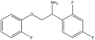 1-(2,4-difluorophenyl)-2-(2-fluorophenoxy)ethanamine Struktur