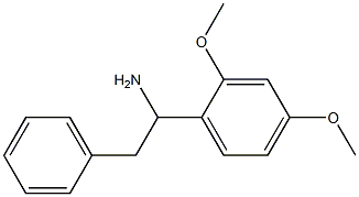 1-(2,4-dimethoxyphenyl)-2-phenylethan-1-amine Struktur