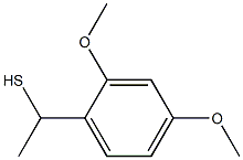 1-(2,4-dimethoxyphenyl)ethane-1-thiol Struktur