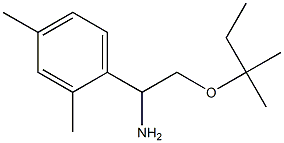 1-(2,4-dimethylphenyl)-2-[(2-methylbutan-2-yl)oxy]ethan-1-amine Struktur