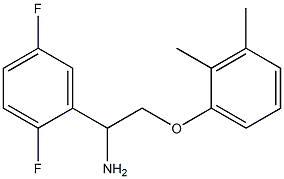 1-(2,5-difluorophenyl)-2-(2,3-dimethylphenoxy)ethanamine Struktur