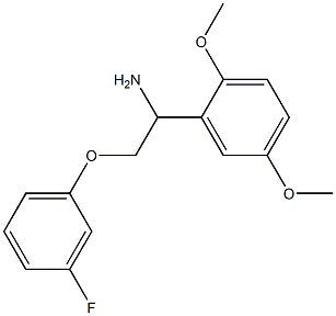 1-(2,5-dimethoxyphenyl)-2-(3-fluorophenoxy)ethanamine Struktur