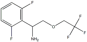 1-(2,6-difluorophenyl)-2-(2,2,2-trifluoroethoxy)ethanamine Struktur