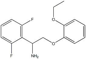 1-(2,6-difluorophenyl)-2-(2-ethoxyphenoxy)ethanamine Struktur