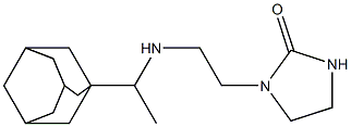 1-(2-{[1-(adamantan-1-yl)ethyl]amino}ethyl)imidazolidin-2-one Struktur