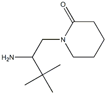 1-(2-amino-3,3-dimethylbutyl)piperidin-2-one Struktur