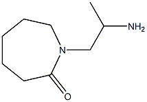 1-(2-aminopropyl)azepan-2-one Struktur