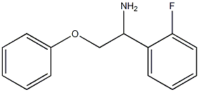 1-(2-fluorophenyl)-2-phenoxyethanamine Struktur