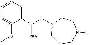 1-(2-methoxyphenyl)-2-(4-methyl-1,4-diazepan-1-yl)ethan-1-amine Struktur