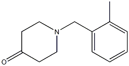 1-(2-methylbenzyl)piperidin-4-one Struktur