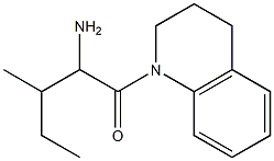 1-(3,4-dihydroquinolin-1(2H)-yl)-3-methyl-1-oxopentan-2-amine Struktur