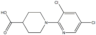 1-(3,5-dichloropyridin-2-yl)piperidine-4-carboxylic acid Struktur