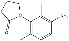 1-(3-amino-2,6-dimethylphenyl)pyrrolidin-2-one Struktur