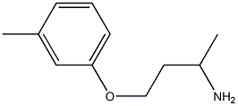 1-(3-aminobutoxy)-3-methylbenzene Struktur