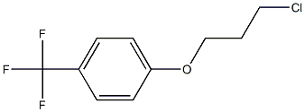 1-(3-chloropropoxy)-4-(trifluoromethyl)benzene Struktur