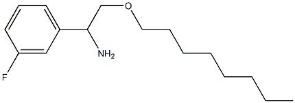 1-(3-fluorophenyl)-2-(octyloxy)ethan-1-amine Struktur