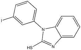 1-(3-iodophenyl)-1H-1,3-benzodiazole-2-thiol Struktur