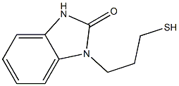 1-(3-mercaptopropyl)-1,3-dihydro-2H-benzimidazol-2-one Struktur