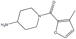 1-(3-methyl-2-furoyl)piperidin-4-amine Struktur