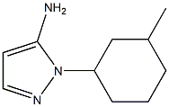 1-(3-methylcyclohexyl)-1H-pyrazol-5-amine Struktur