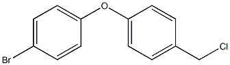 1-(4-bromophenoxy)-4-(chloromethyl)benzene Struktur